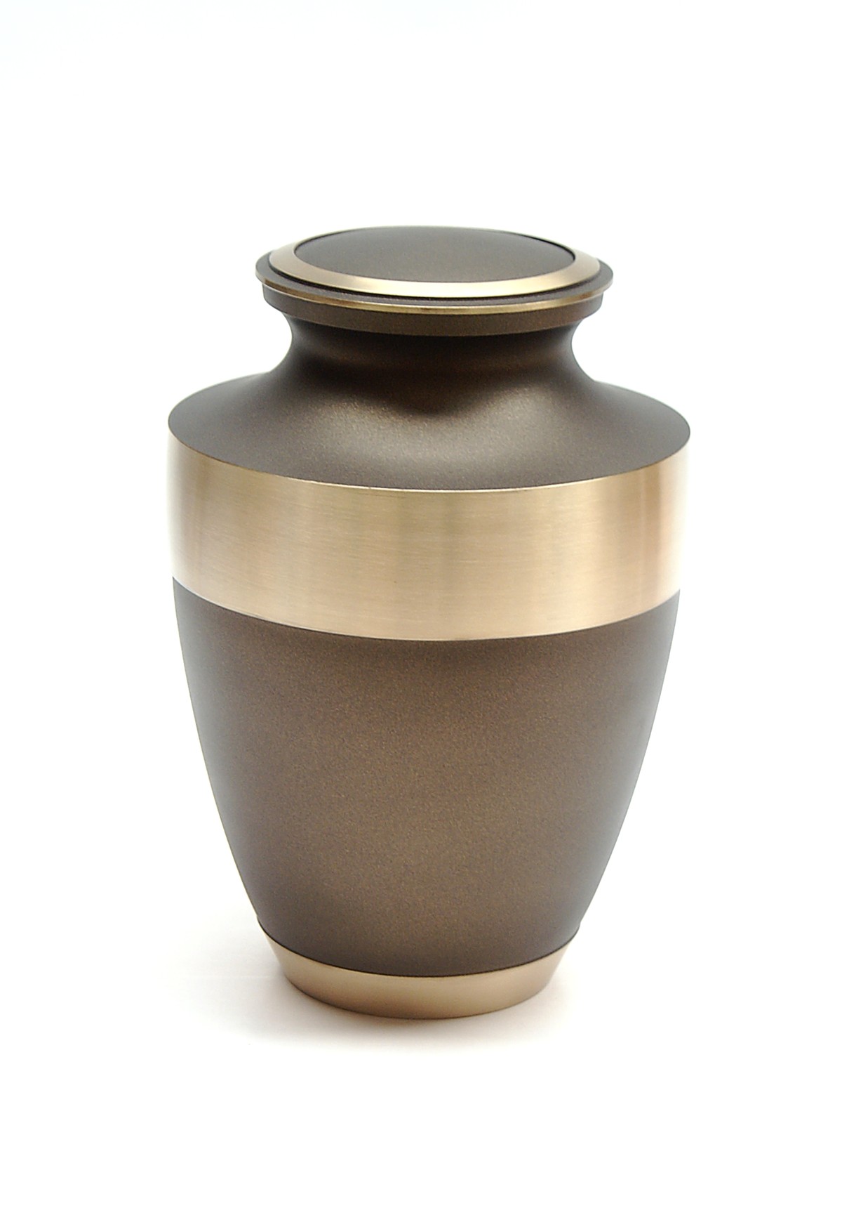Urn messing bruin/koper